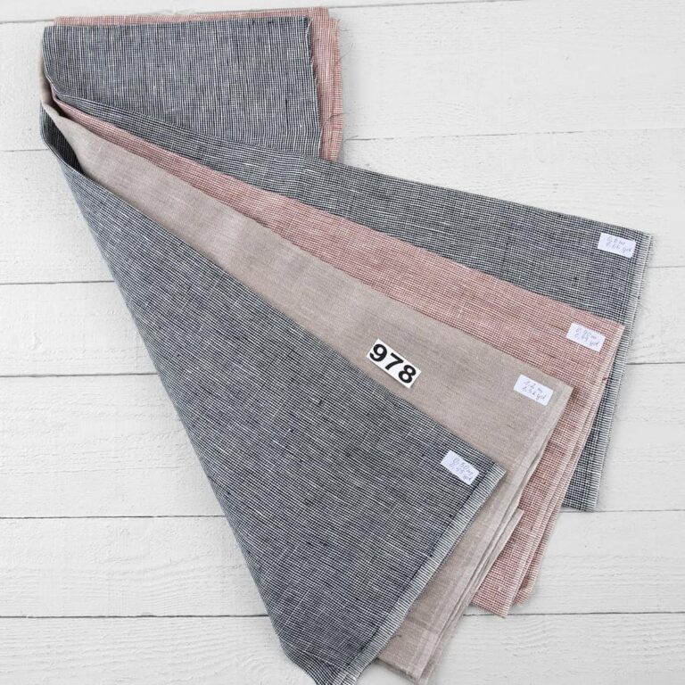 Linen Fabric Cuts, Set No. 978
