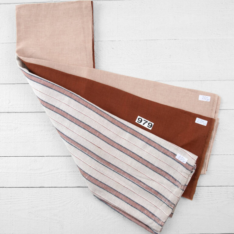 Linen Fabric Cuts, Set No. 979