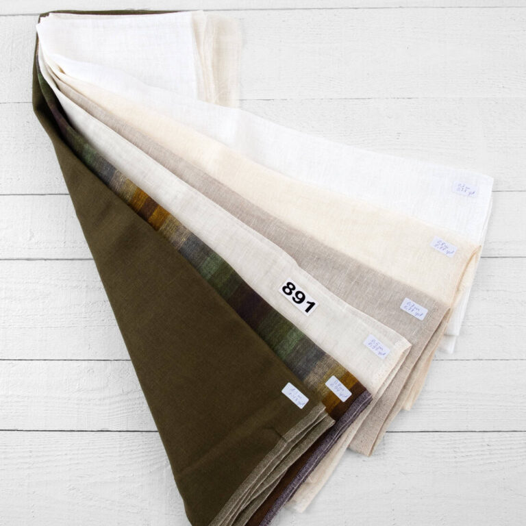 Linen Fabric Cuts, Set No. 891