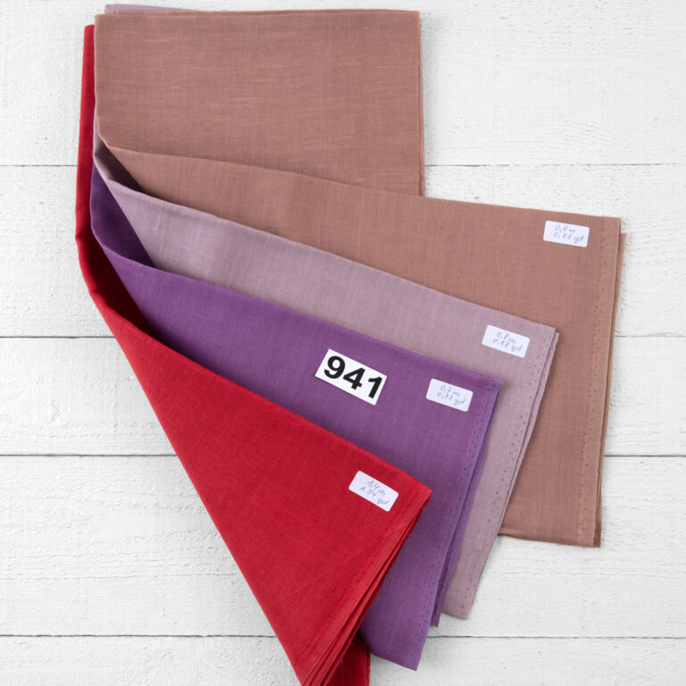 Linen Fabric Cuts, Set No. 941