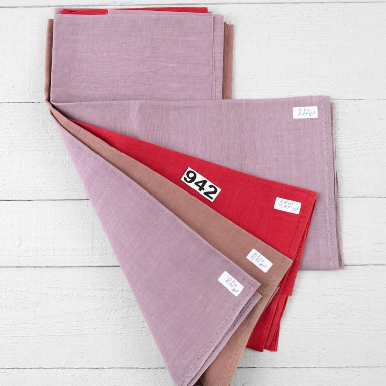 Linen Fabric Cuts, Set No. 942