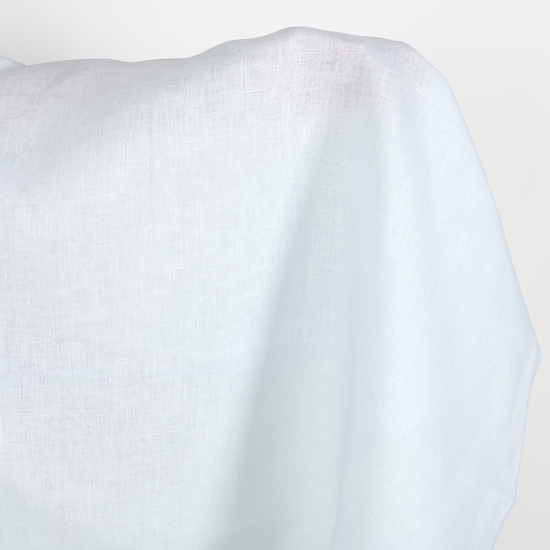 Linen fabric in illusion blue colour