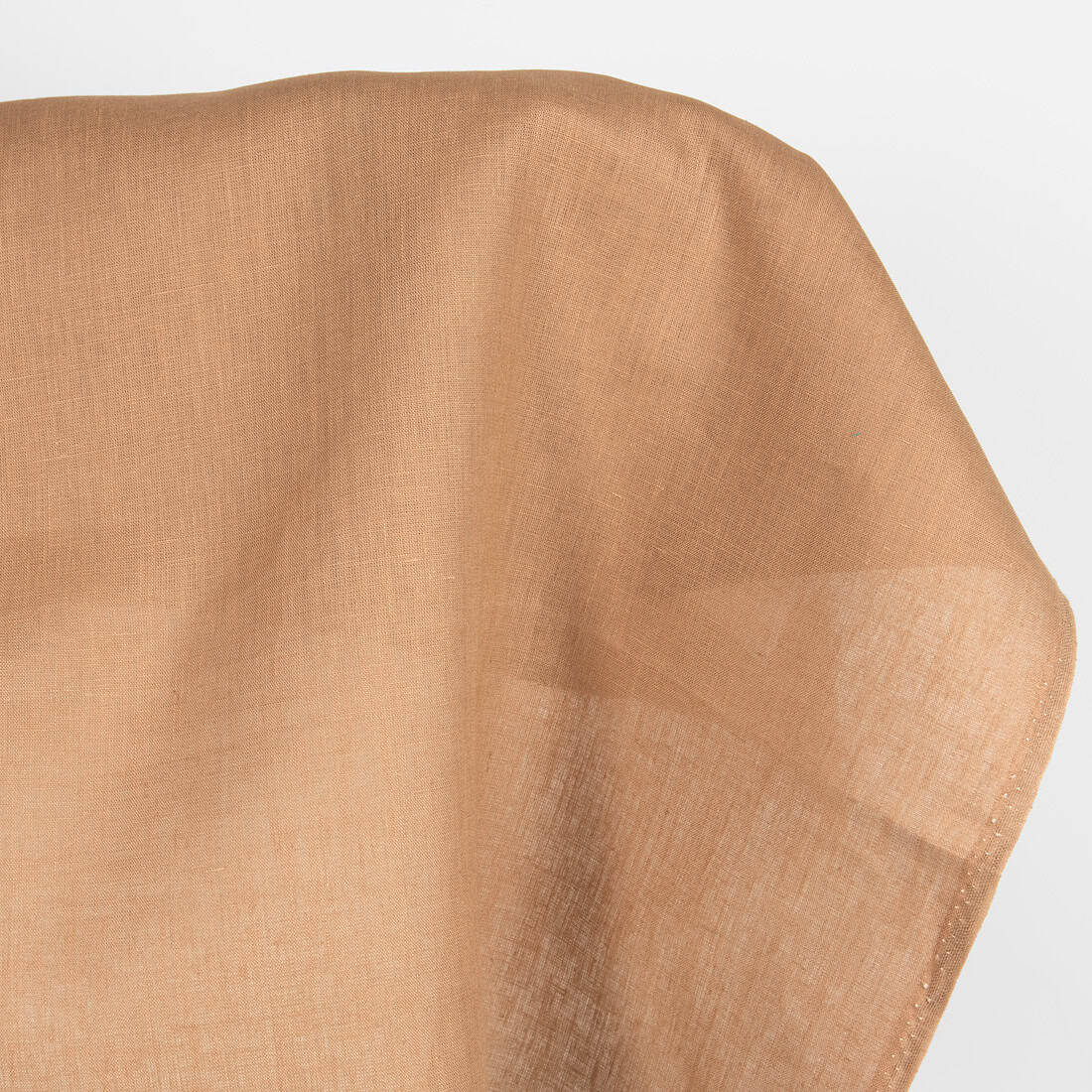Linen fabric greyish-brown