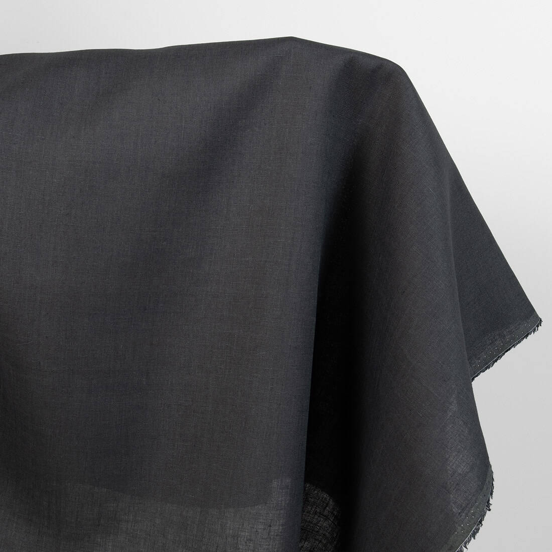 dark grey linen fabric