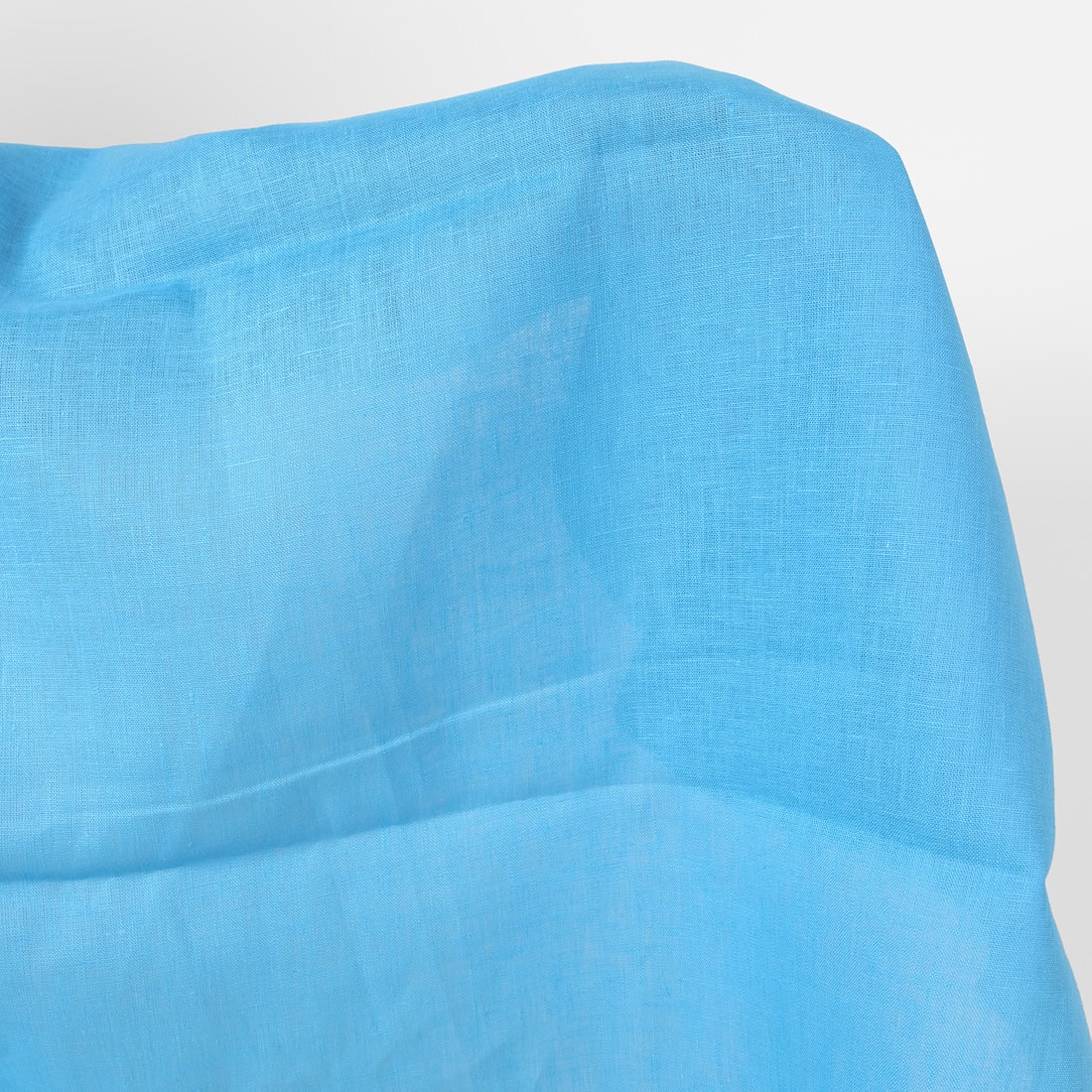 Linen fabric sky blue colour