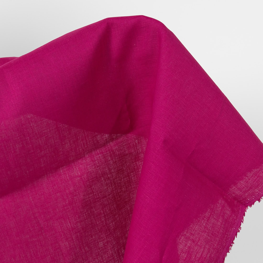 Linen fabric magenta colour